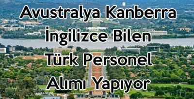 Avustralya İngilizce Bilen Türk Personel Alımı Yapıyor