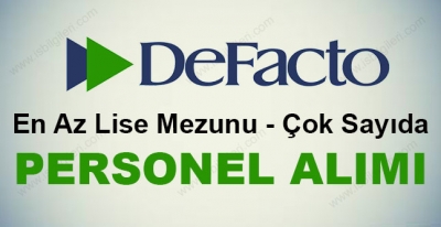 Defacto İş Başvurusu 2017