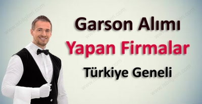 Garson İş İlanları 2017