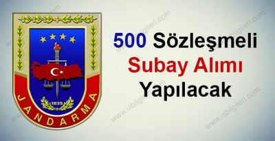 Jandarma Genel Komutanlığı Sözleşmeli Subay Alımı