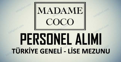 Madame Coco açık iş pozisyonlarına iş başvurusu yapma