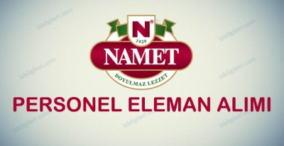 Namet Gıda Personel Alımı İş İlanı