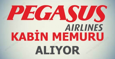 Pegasus Lise Mezunu Deneyimsiz Kabin Memuru Alıyor