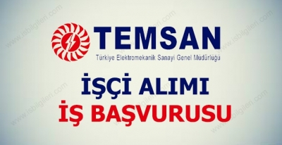TEMSAN İşçi Alımı 2017