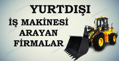 Yurtdışı kepçe operatörü iş ilanları