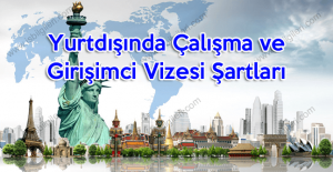 Yurtdışında Çalışma ve Girişimci Vizesi Şartları